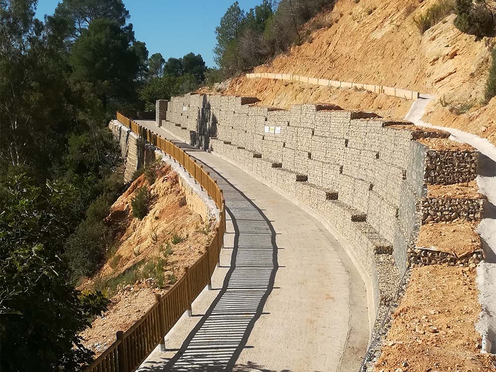 Habilitación del acceso a la presa del Buseo y acometida eléctrica a la misma