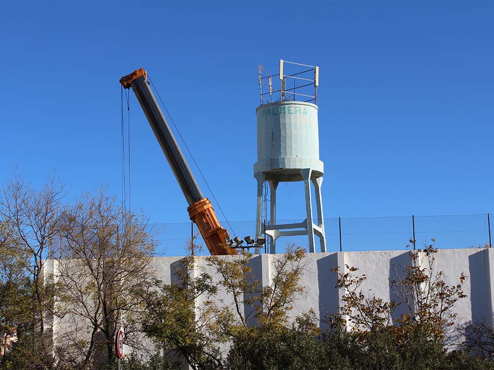 Finalización de las obras de depósito de agua potable