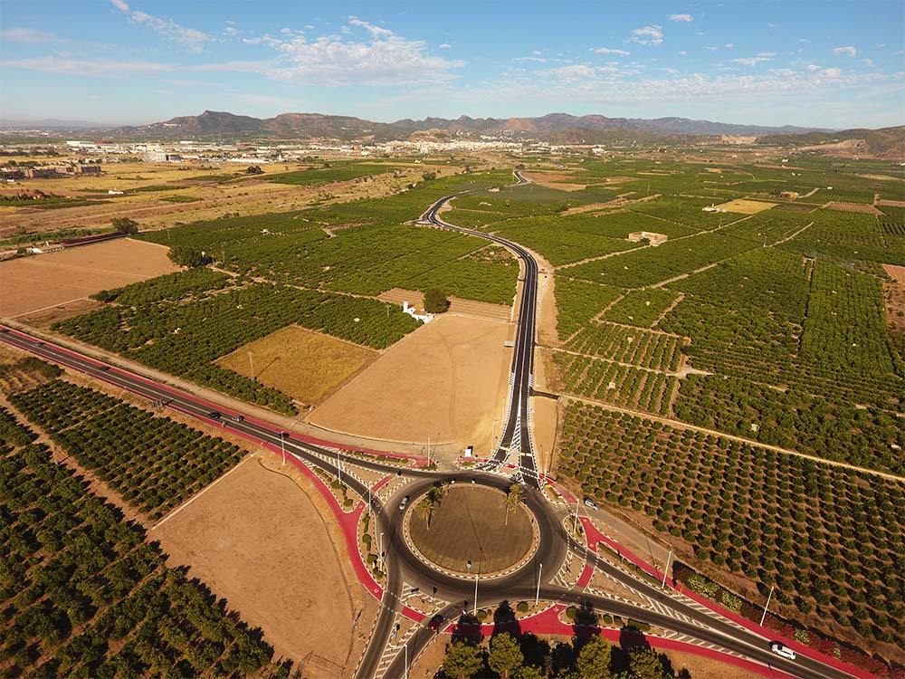 Acondicionamiento de trazado y reordenación de accesos de la carretera CV-317 de Sagunto a Canet d'En Berenguer